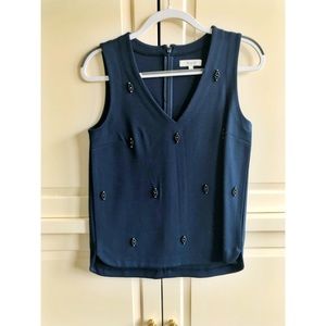 Madewell Navy Sleeveless Top